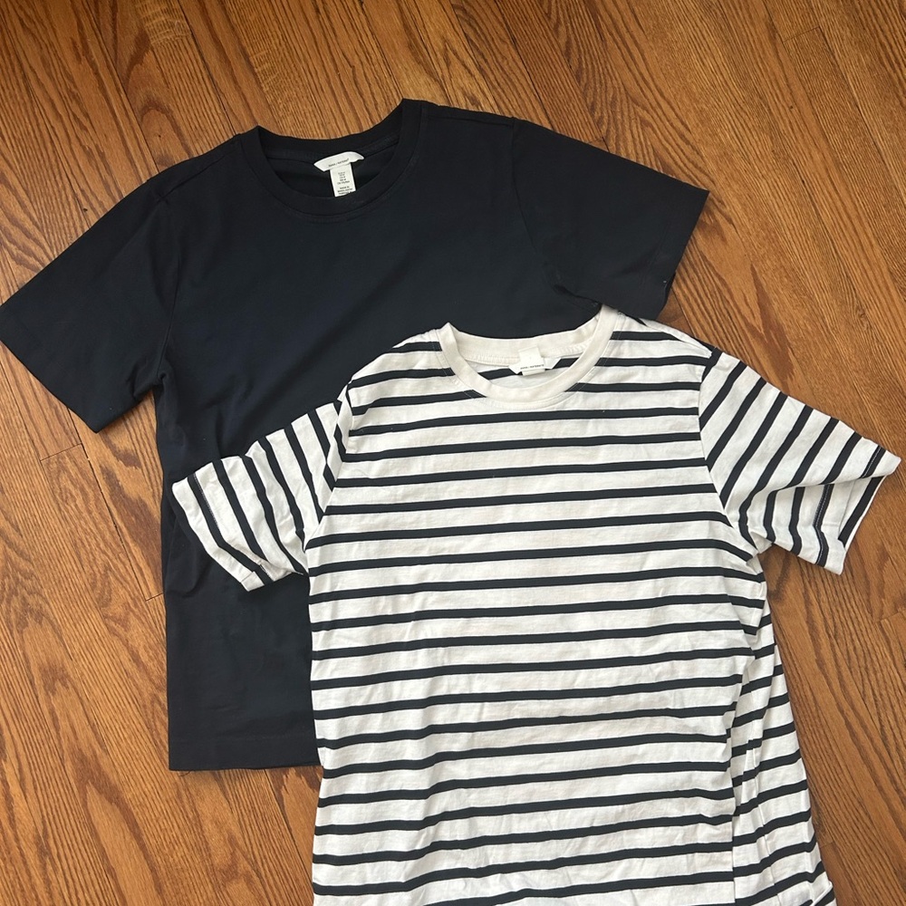 H&M Mama | Navy and Striped T-Shirt Set